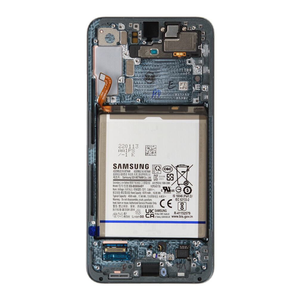 Módulo Pantalla Display incl. Battery (Original) - Green, Samsung Samsung Galaxy S22 Plus; SM-S906 Original Service Pack GH82-27499C