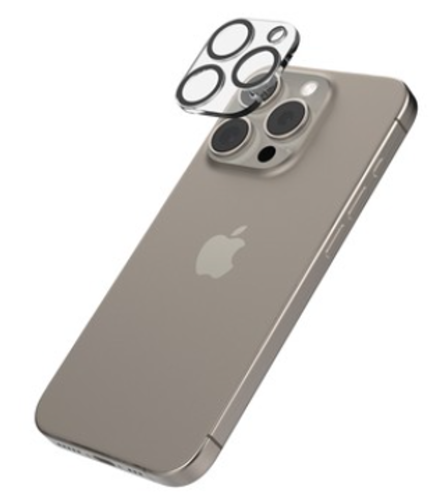 ZAGG/InvisibleShield Camera Lens Protection Glass Elite, for iPhone 15 Pro / iPhone 15 Pro Max