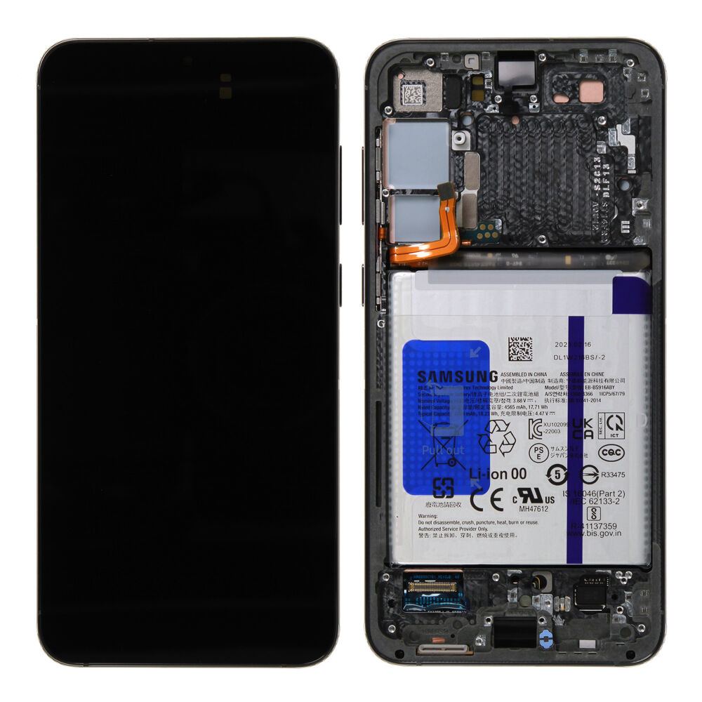 Módulo Pantalla Display incl. battery (Original) - Green, Samsung Galaxy S23 Plus; SM-S916B Original Service Pack GH82-30478C