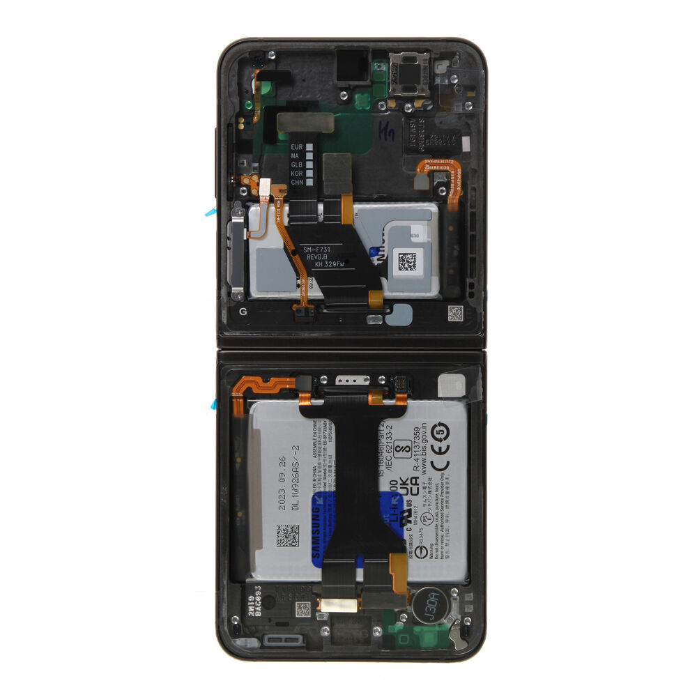 Módulo Pantalla Display incl. battery (Original) - Blue, Samsung Galaxy Flip5; SM-F731 Original Service Pack GH82-31829E