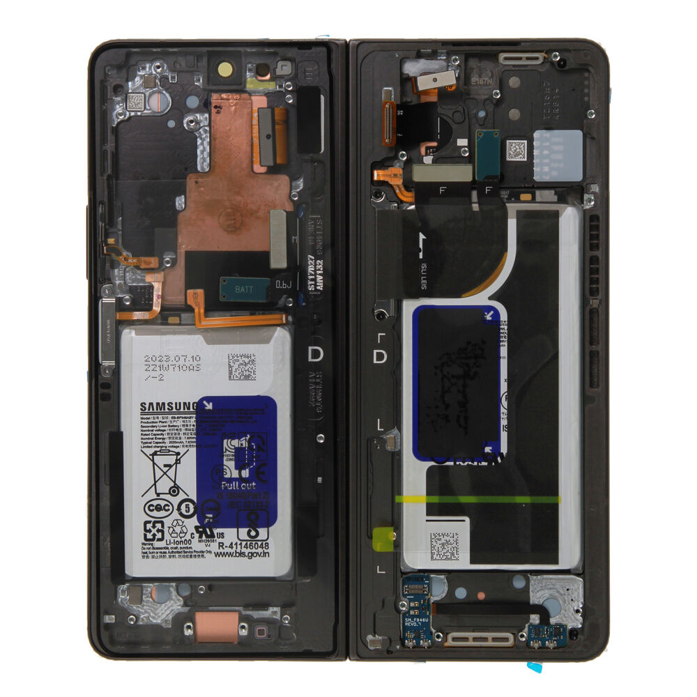Módulo Pantalla Display incl. battery (Original) - Blue, Samsung Galaxy Z Fold5; SM-F946B Original Service Pack GH82-31844D