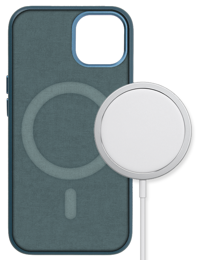 Back Cover (CoverZ - Magsafe Compatible) - Blue, Apple iPhone 15 Pro Max