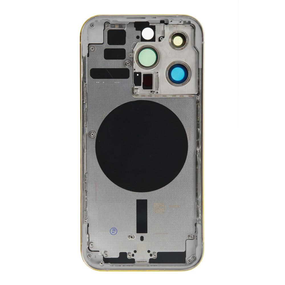 Rear Cover (excl. Logo) - Silver, For iPhone 14 Pro