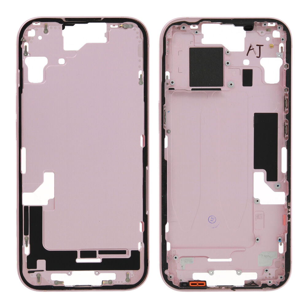 Rear Cover kit (excl. Logo) - Pink, For iPhone 15