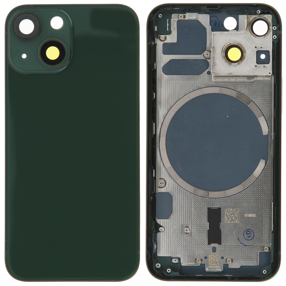 Rear Cover (excl. Logo) - Green, For iPhone 13 mini