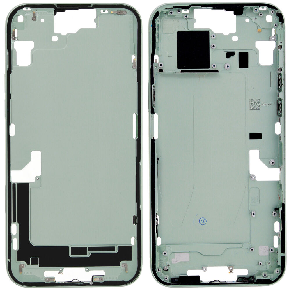 Rear Cover kit (excl. Logo) - Green, For iPhone 15 Plus
