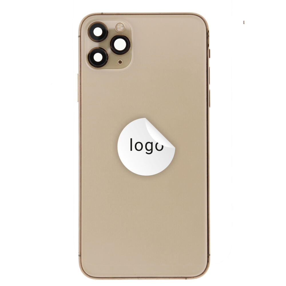 Rear Cover (Pulled A) incl. small parts - Gold, For iPhone 11 Pro Max