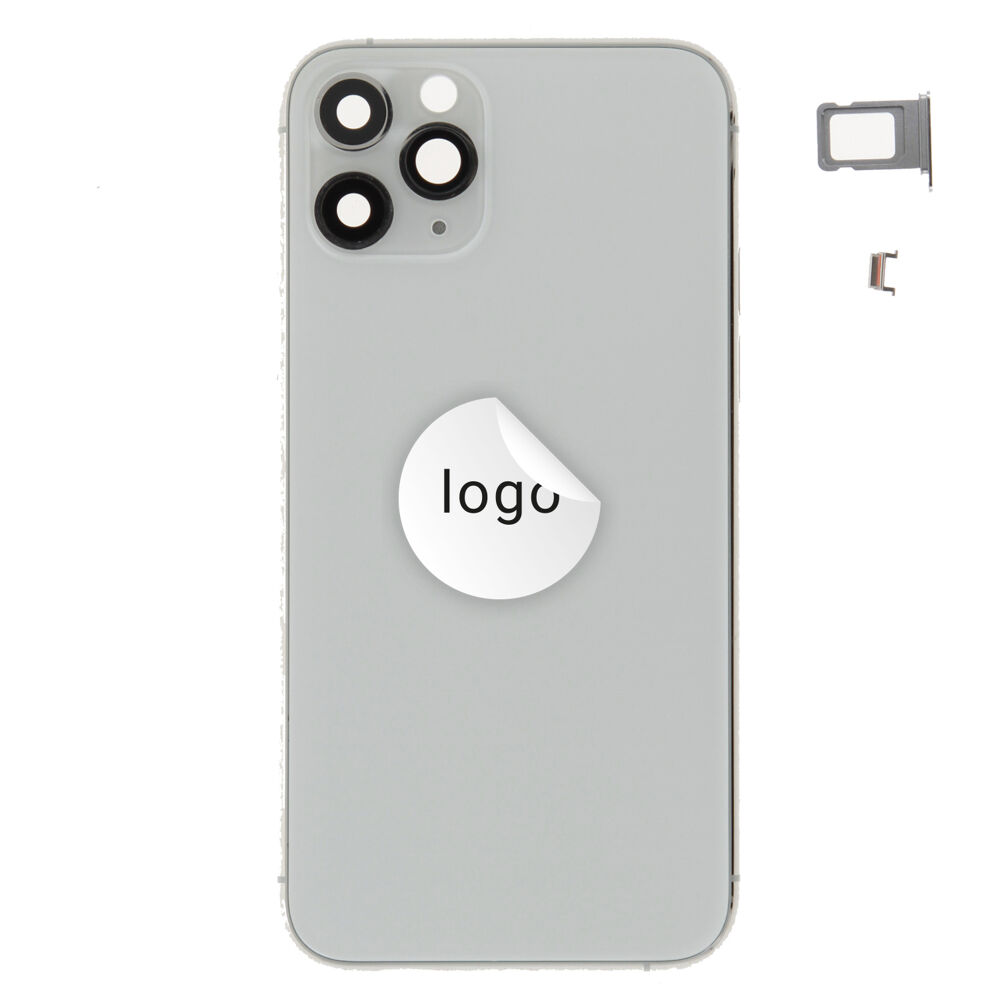 Rear Cover (Pulled A) excl. small parts - White, For iPhone 11 Pro