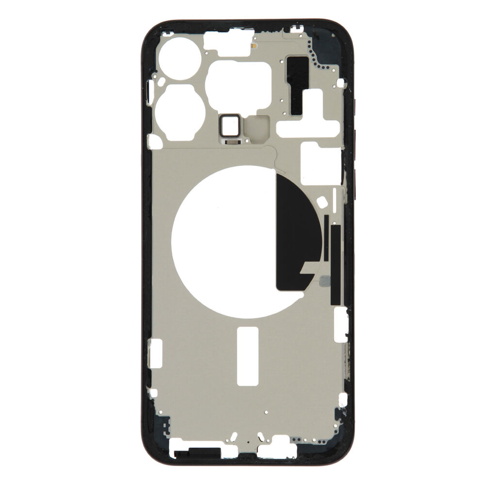 Middle Frame (Pulled A) excl. small parts - Blue, For iPhone 15 Pro Max