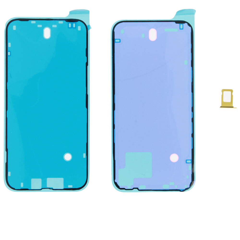 Rear Cover (Pulled A) incl. small parts - Yellow, For iPhone 14 Plus