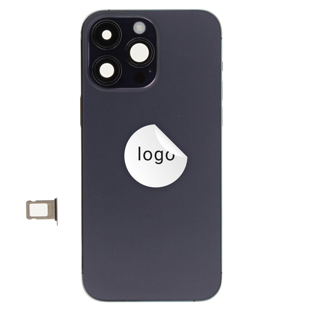 Rear Cover (Pulled A) incl. small parts - Purple, For iPhone 14 Pro Max