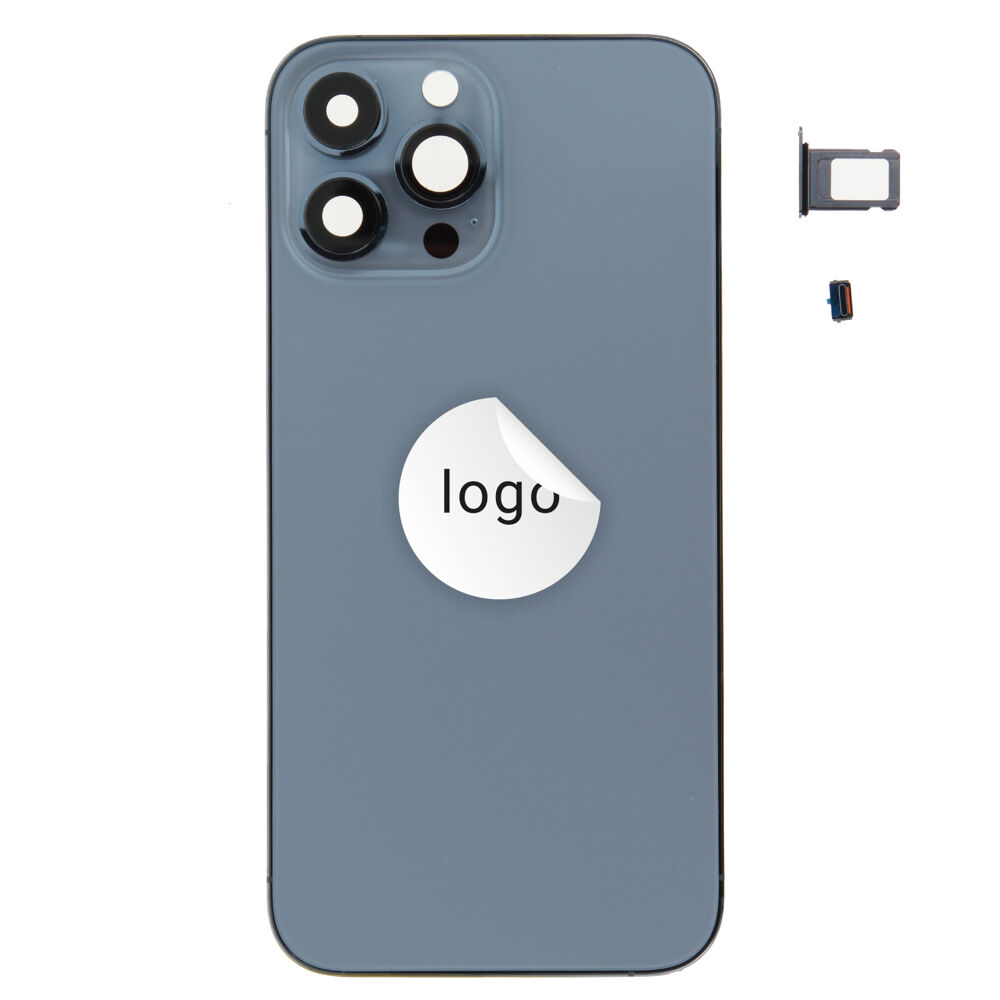Rear Cover (Pulled A) excl. small parts - Sierra Blue, For iPhone 13 Pro Max
