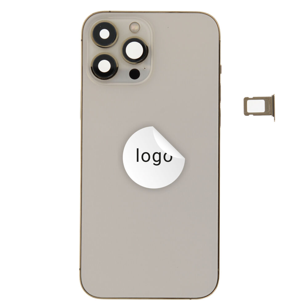 Rear Cover (Pulled A) incl. small parts - Gold, For iPhone 13 Pro Max