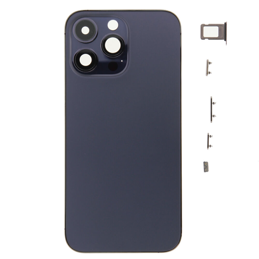 Rear Cover (excl. Logo) - Purple, For iPhone 14 Pro Max