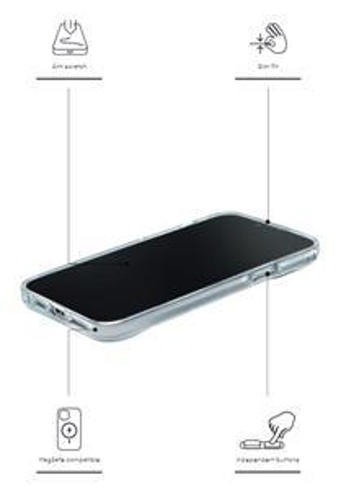 Drop Protection Case (Magsafe Compatible) - Clear, Apple iPhone 16 Pro Max