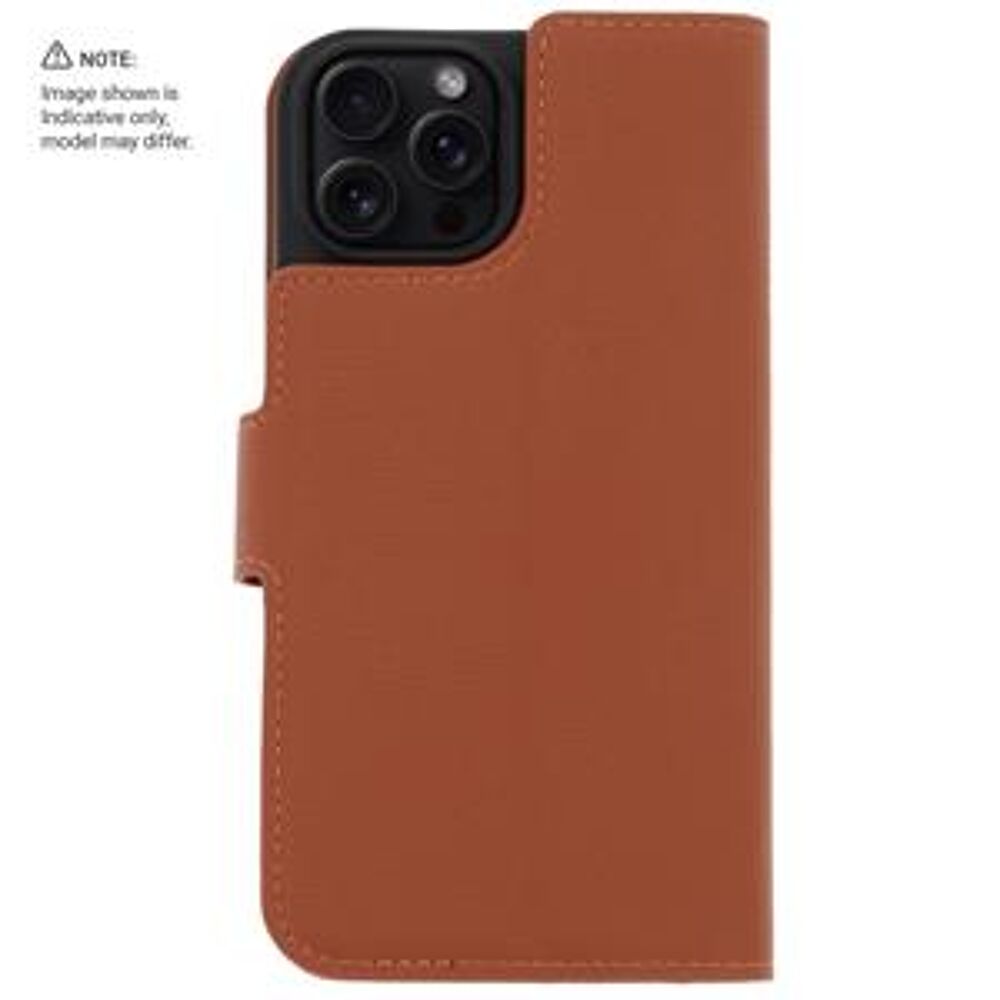 Wallet Case - Brown, Apple iPhone 16 Plus