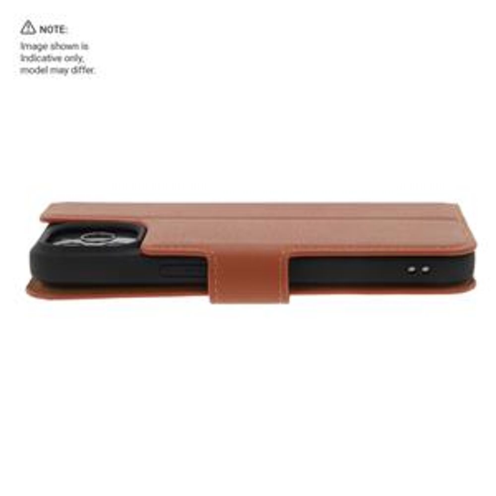 Wallet Case - Brown, Apple iPhone 16 Plus