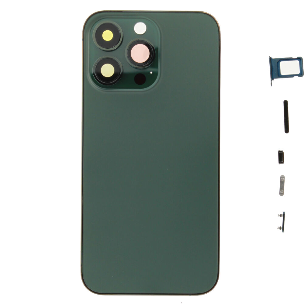 Rear Cover (excl. Logo) - Green, For iPhone 13 Pro