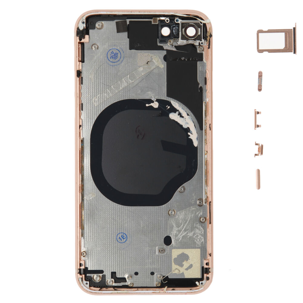 Rear Cover (Factory Std.) - Gold, For iPhone 8