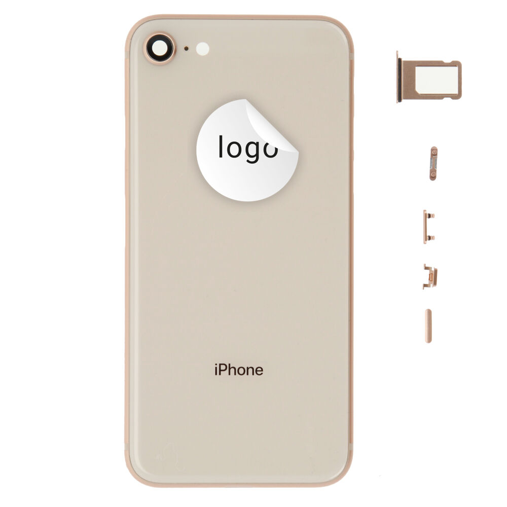 Rear Cover (Factory Std.) - Gold, For iPhone 8