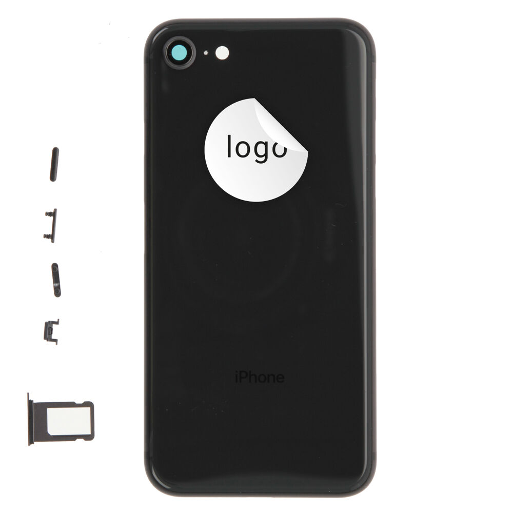 Rear Cover (Factory std.) - Space Grey, For iPhone 8