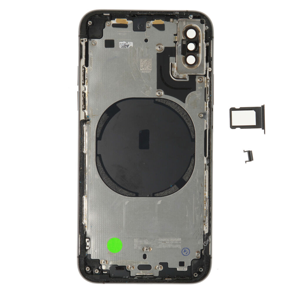 Rear Cover (Pulled A) excl. small parts - Space Grey, For iPhone XS