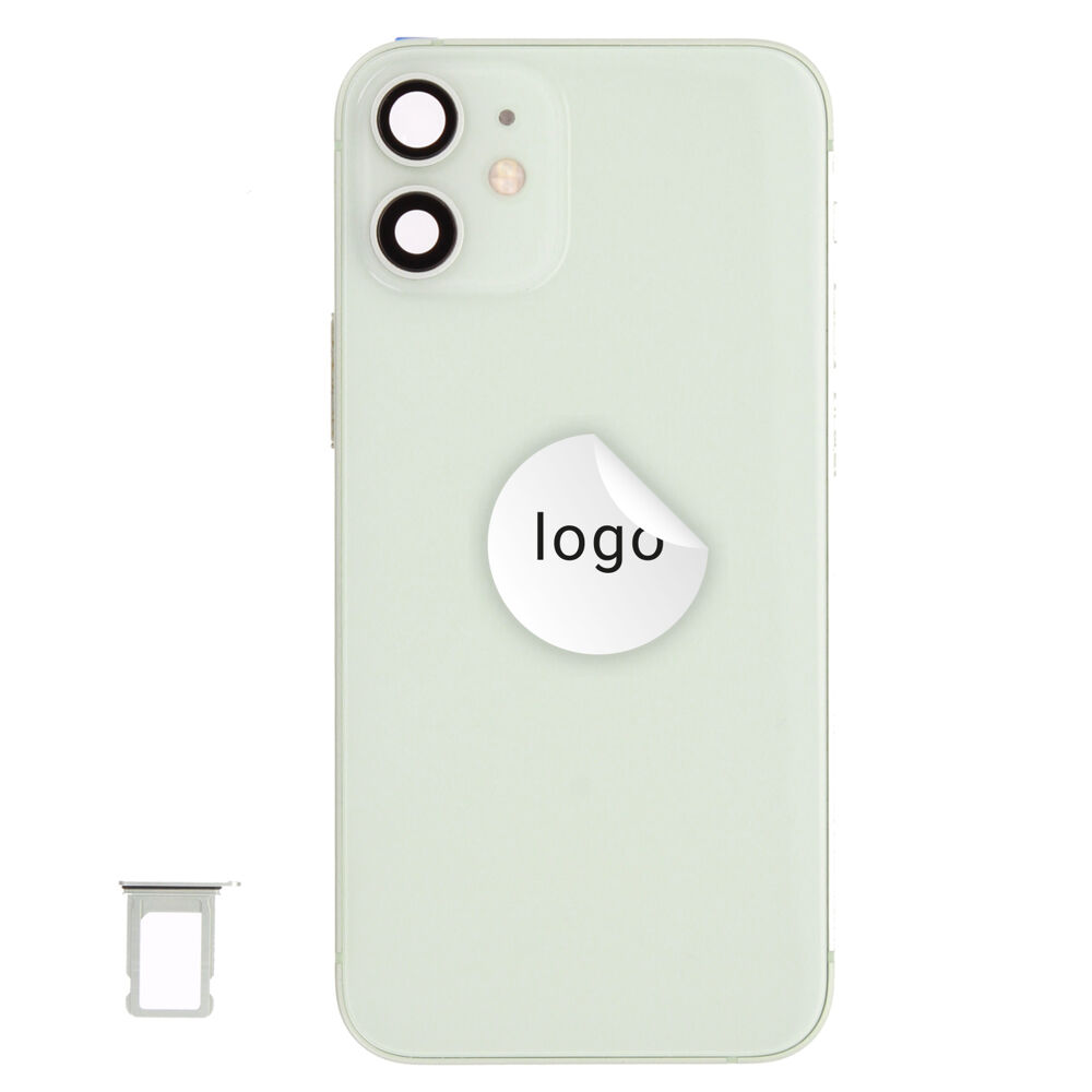 Rear Cover (Pulled A) incl. small parts - Green, For iPhone 12 mini