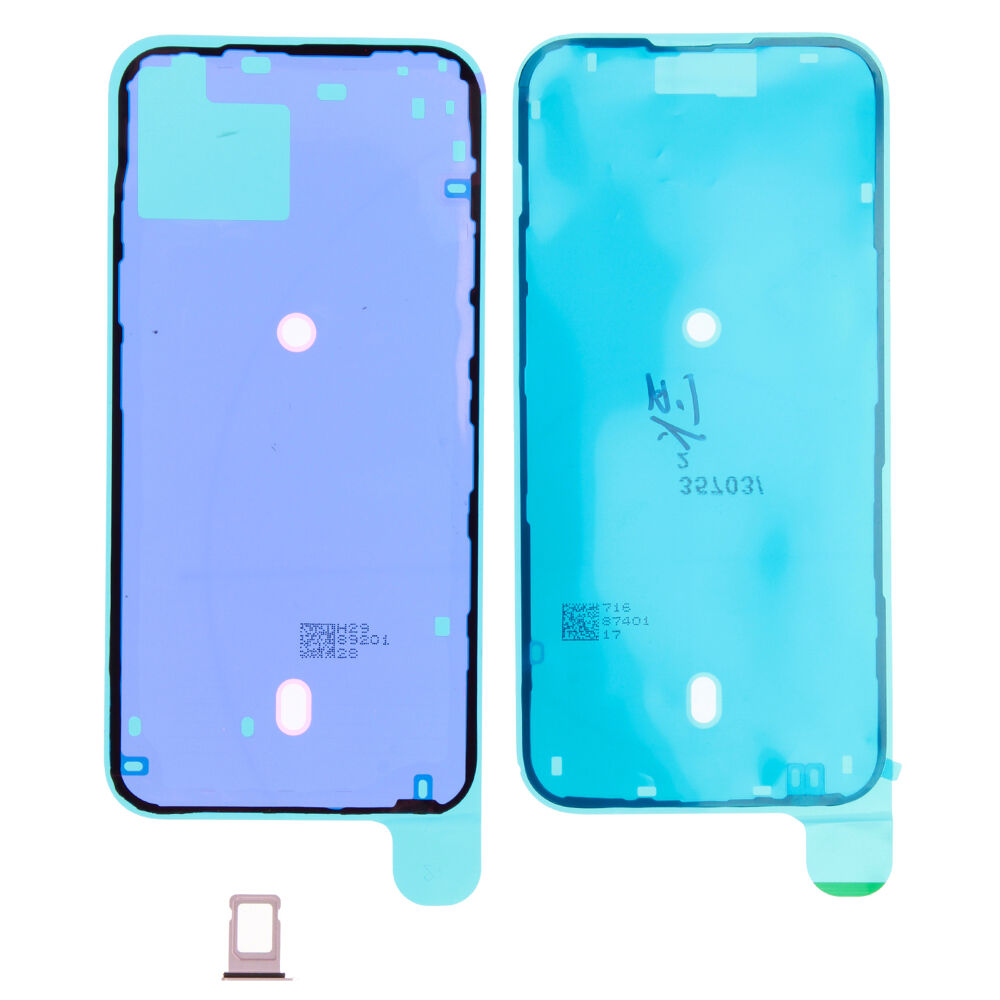 Middle Frame (Pulled A) incl. small parts - Pink, For iPhone 15 Plus