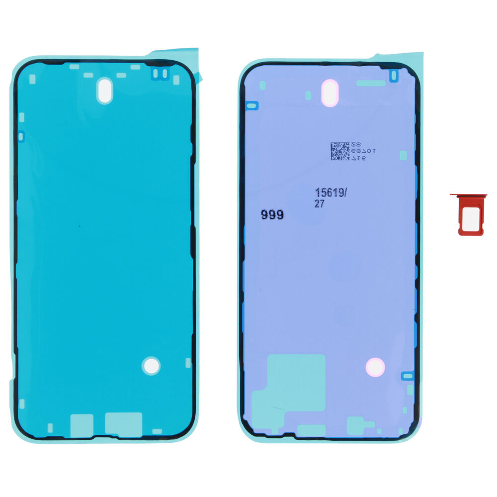 Rear Cover (Pulled B) incl. small parts - Red, For iPhone 14 Plus
