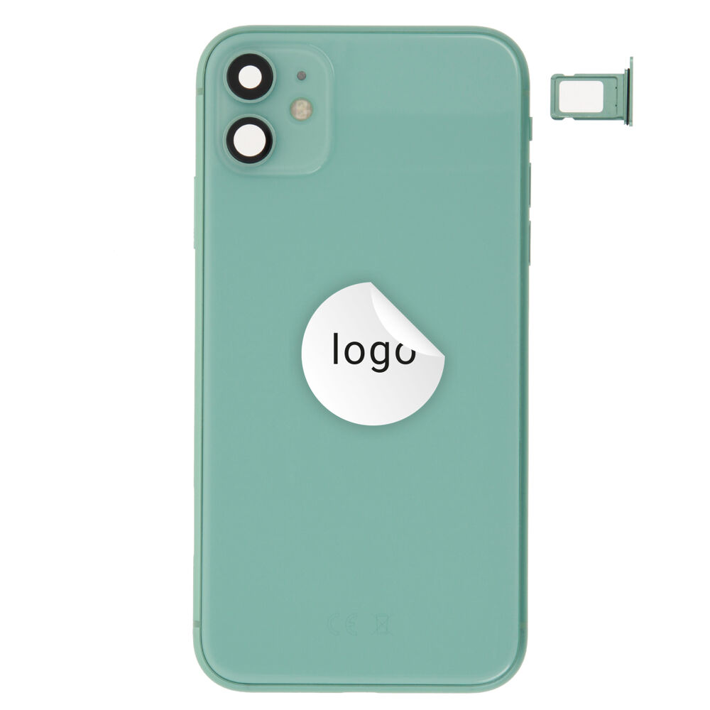 Rear Cover (Pulled C) incl. small parts - Green, For iPhone 11