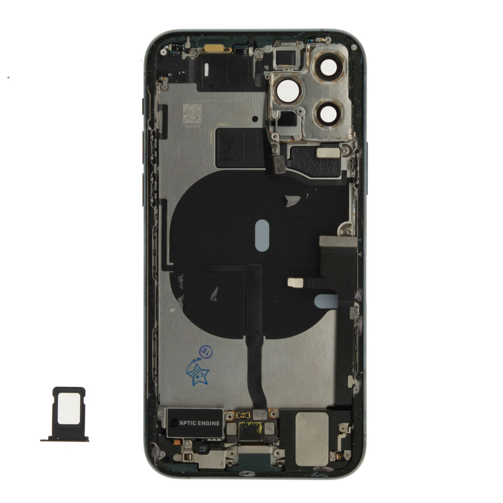 Rear Cover (Pulled A) incl. small parts - Green, For iPhone 11 Pro