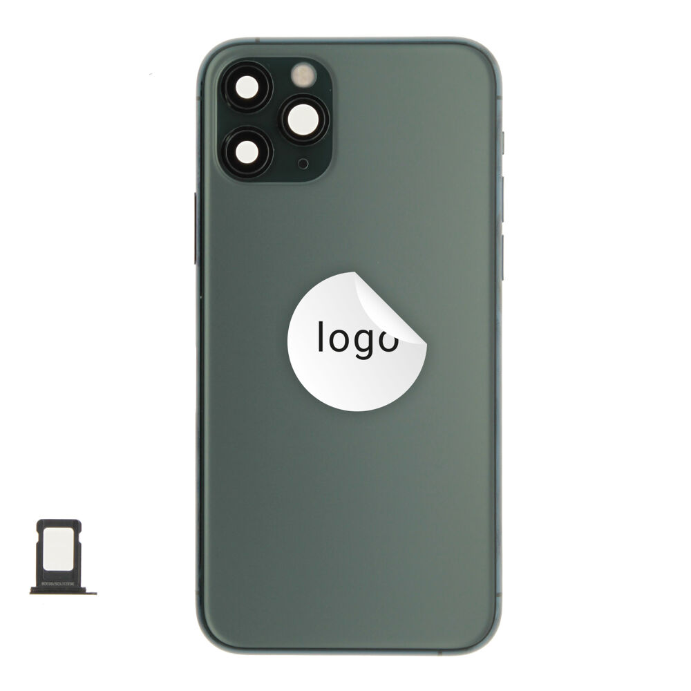 Rear Cover (Pulled B) incl. small parts - Green, For iPhone 11 Pro