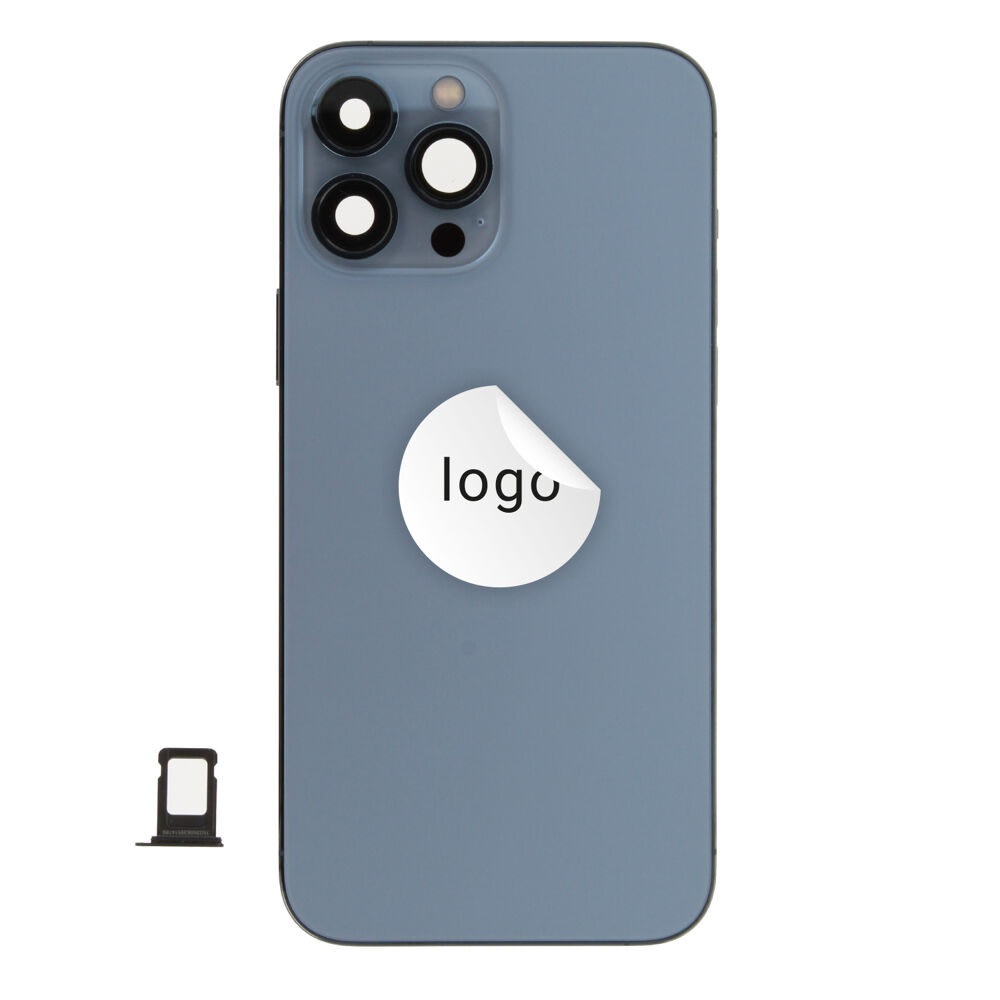 Rear Cover (Pulled A) incl. small parts - Blue, For iPhone 13 Pro Max