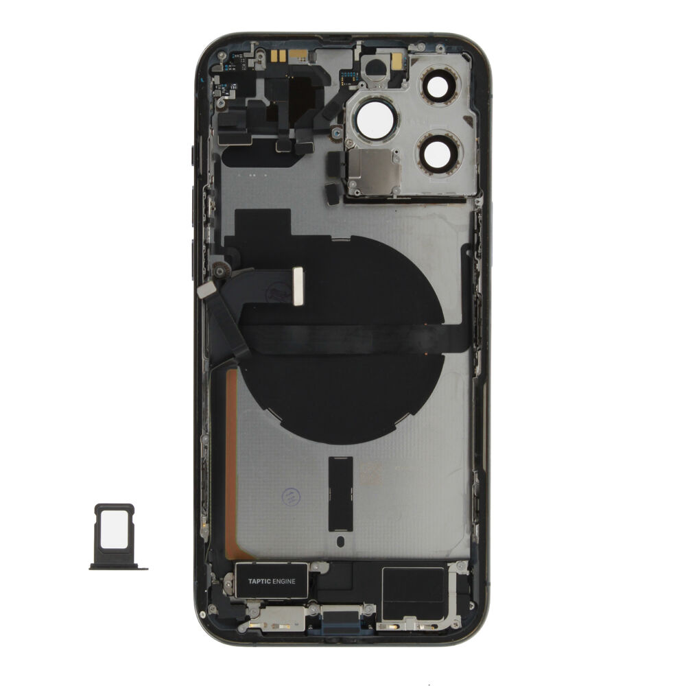 Rear Cover (Pulled C) incl. small parts - Blue, For iPhone 13 Pro Max