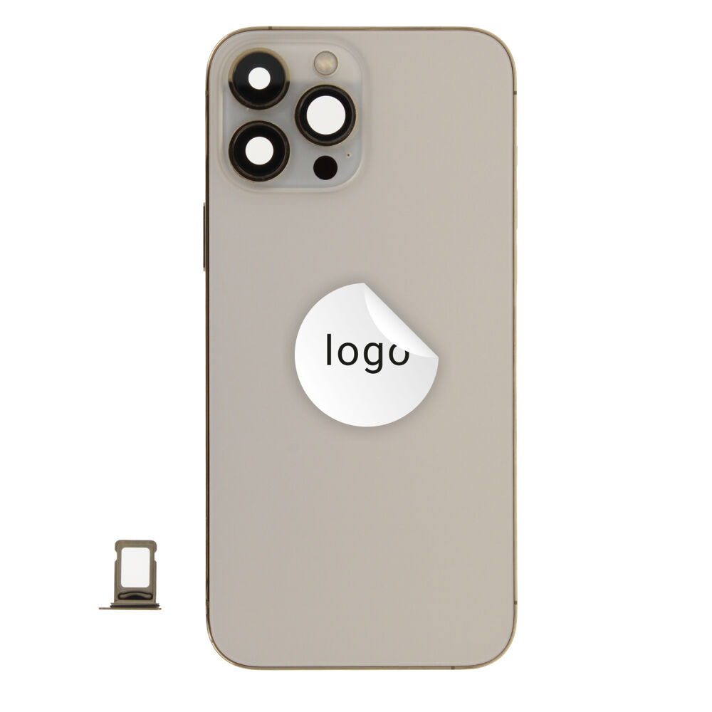 Rear Cover (Pulled C) incl. small parts - Gold, For iPhone 13 Pro Max