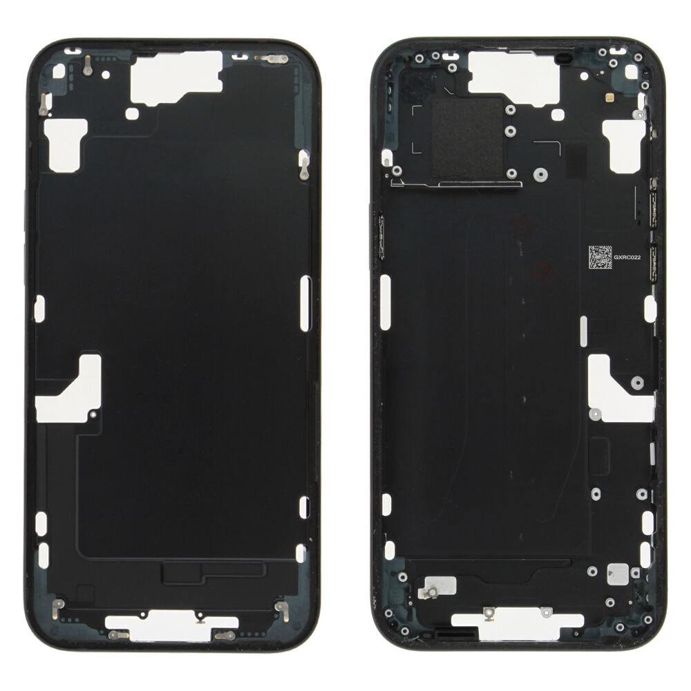 Rear Cover (Pulled A) excl. small parts - Black, For iPhone 15 Plus