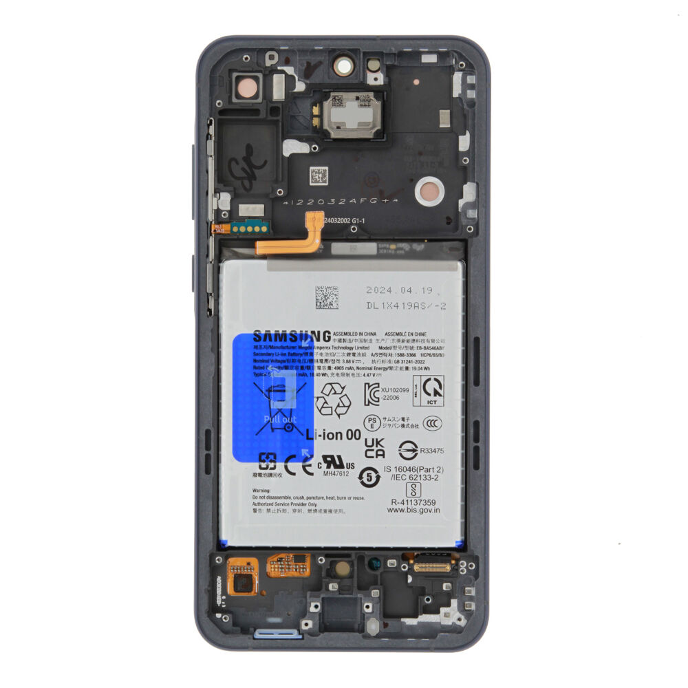 Módulo Pantalla Display incl. battery (Original) - Black, Samsung Galaxy A55; SM-A556B Original Service Pack GH82-34307A