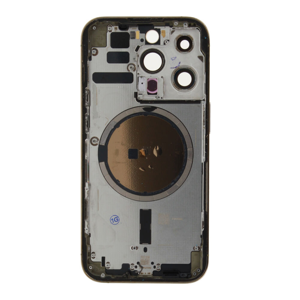 Rear Cover (Pulled A) excl. small parts - Gold, For iPhone 14 Pro