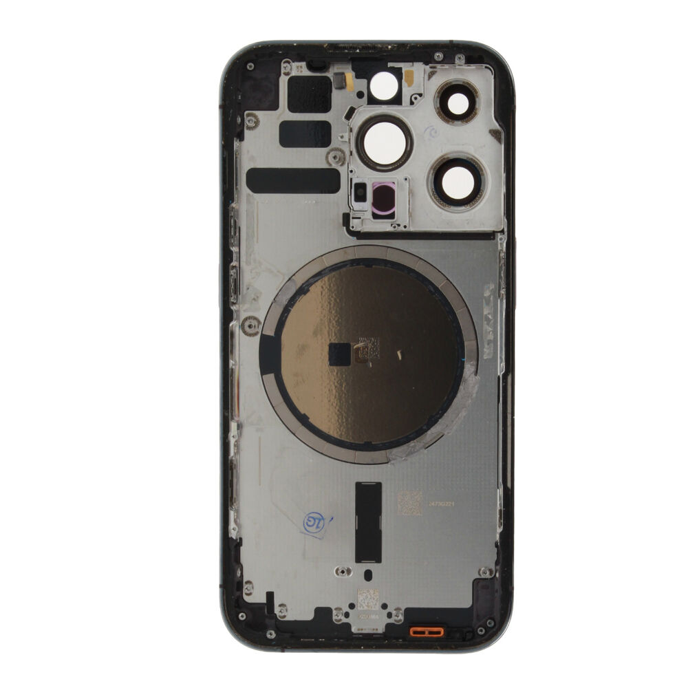 Rear Cover (Pulled A) excl. small parts - Purple, For iPhone 14 Pro