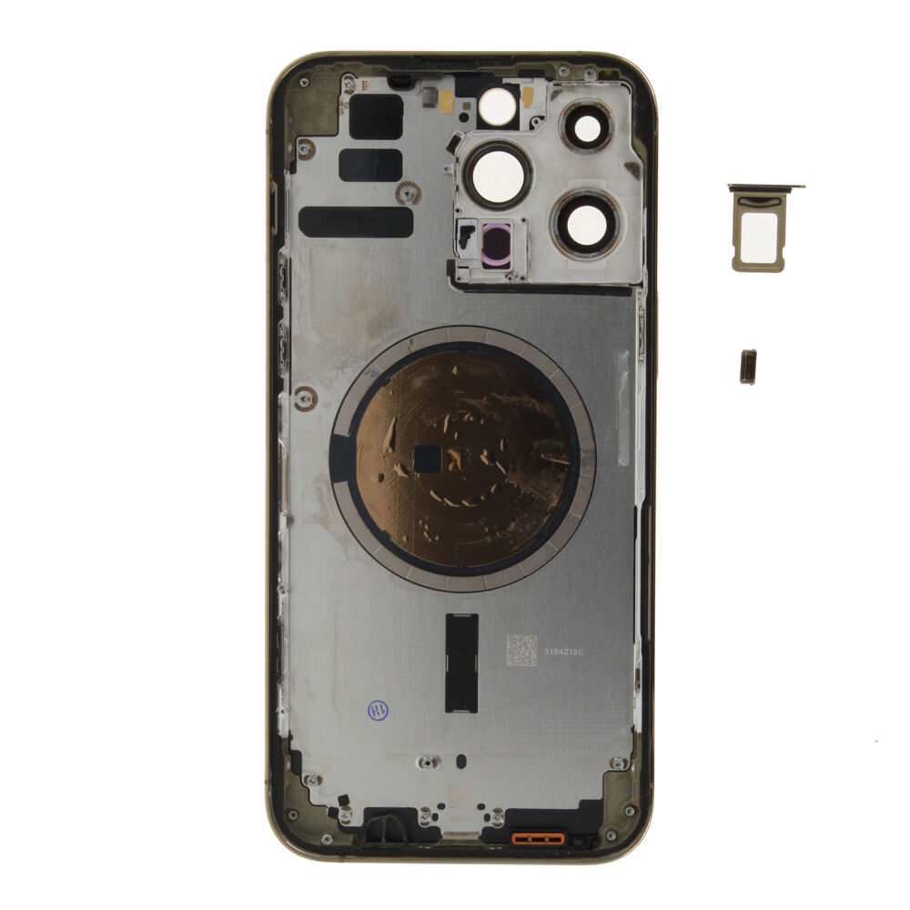 Rear Cover (Pulled A) excl. small parts - Gold, For iPhone 14 Pro Max