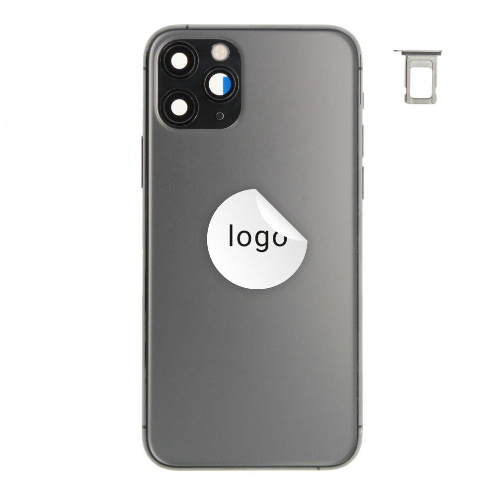 Rear Cover (Pulled A) incl. small parts - Space Grey, For iPhone 11 Pro