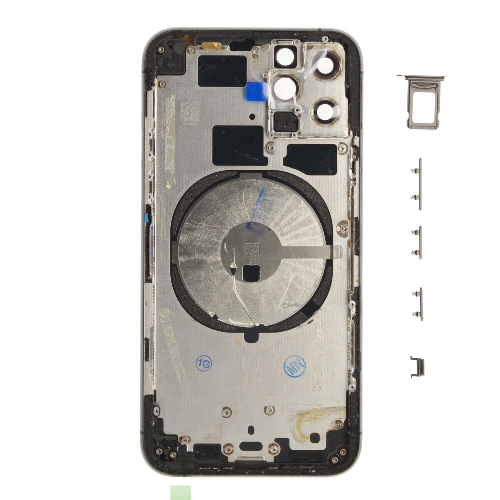 Rear Cover (Pulled A) excl. small parts - Space Grey, For iPhone 11 Pro