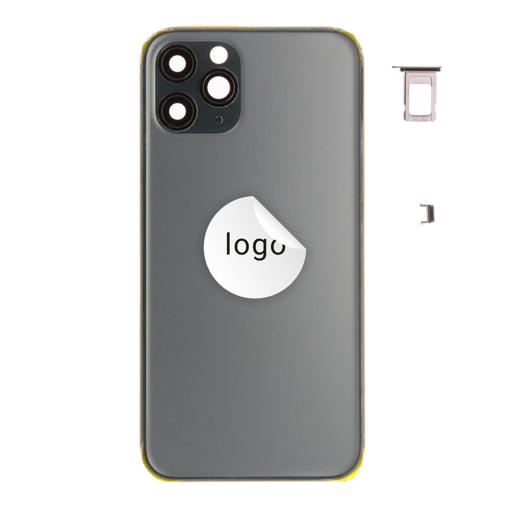 Rear Cover (Pulled A) excl. small parts - Green, For iPhone 11 Pro