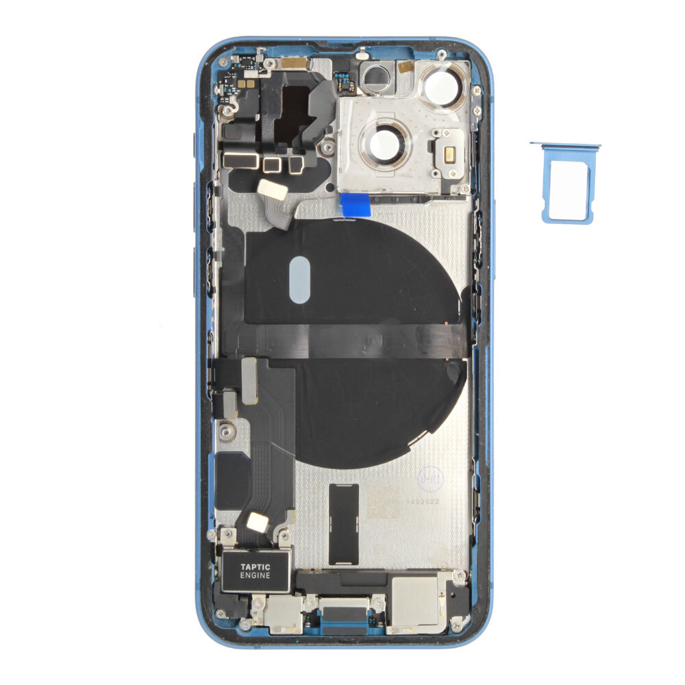 Rear Cover (Pulled A) incl. small parts - Blue, For iPhone 13 mini