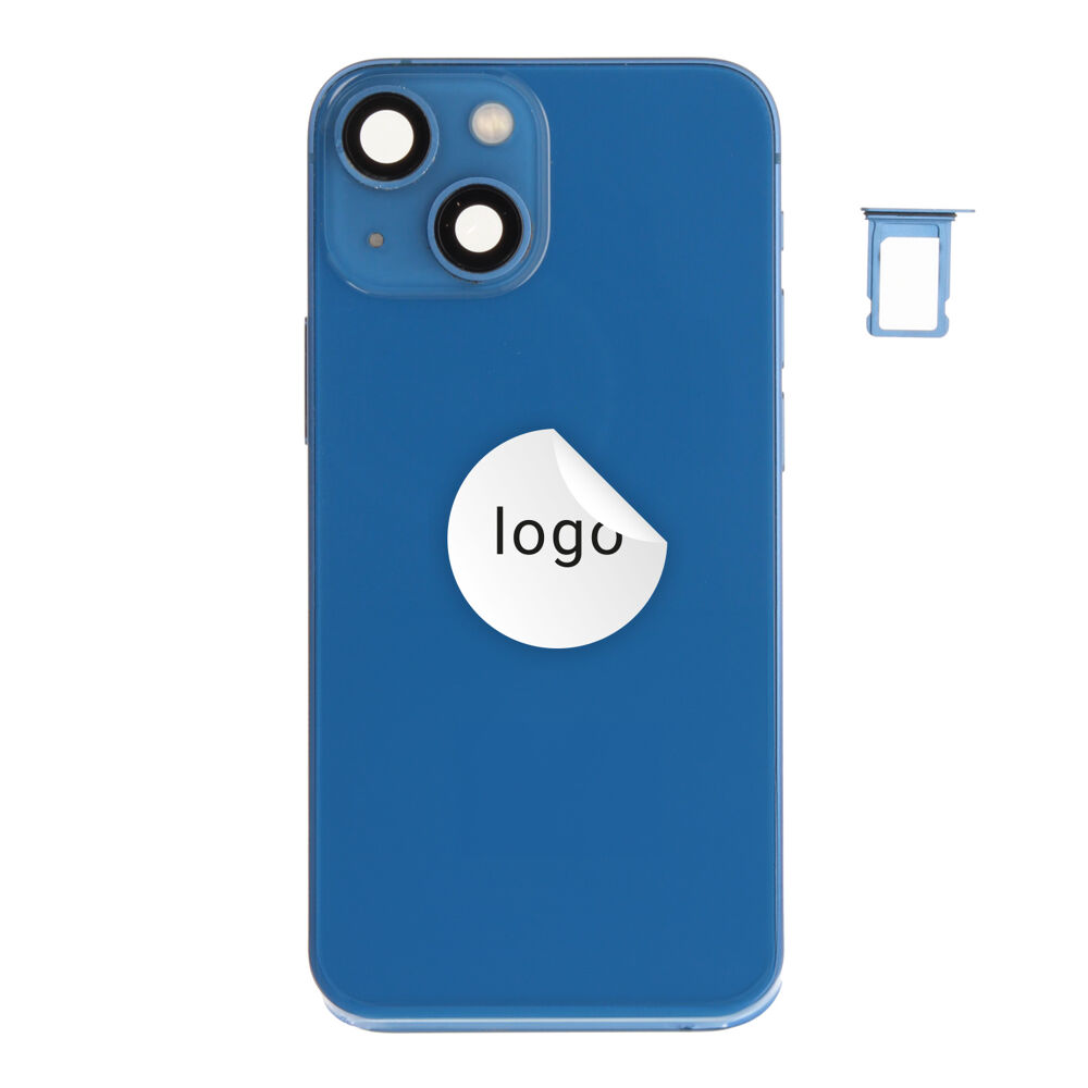 Rear Cover (Pulled C) incl. small parts - Blue, For iPhone 13 mini