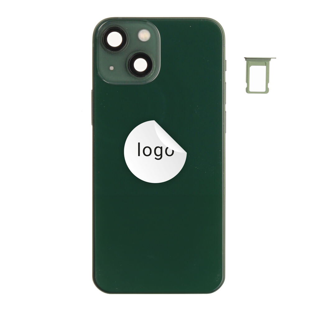 Rear Cover (Pulled B) incl. small parts - Green, For iPhone 13 mini