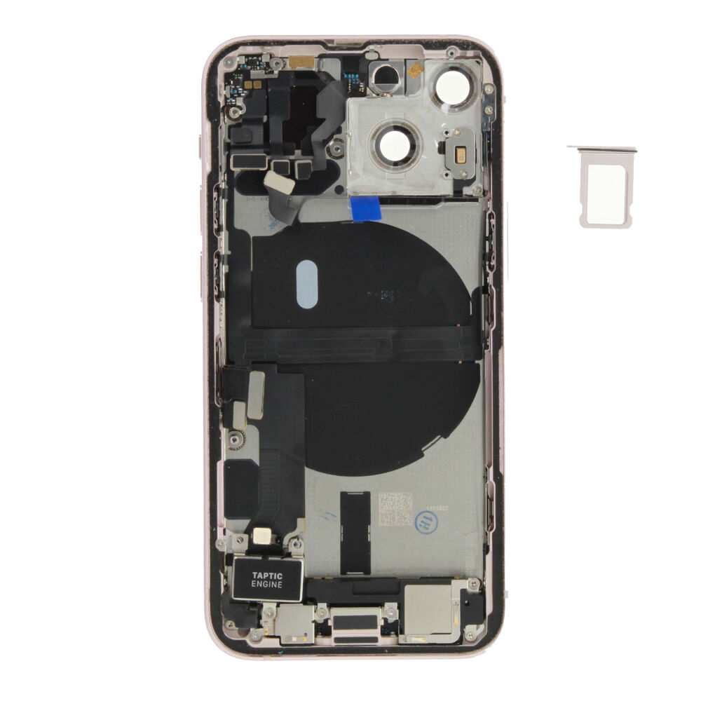 Rear Cover (Pulled A) incl. small parts - Pink, For iPhone 13 mini