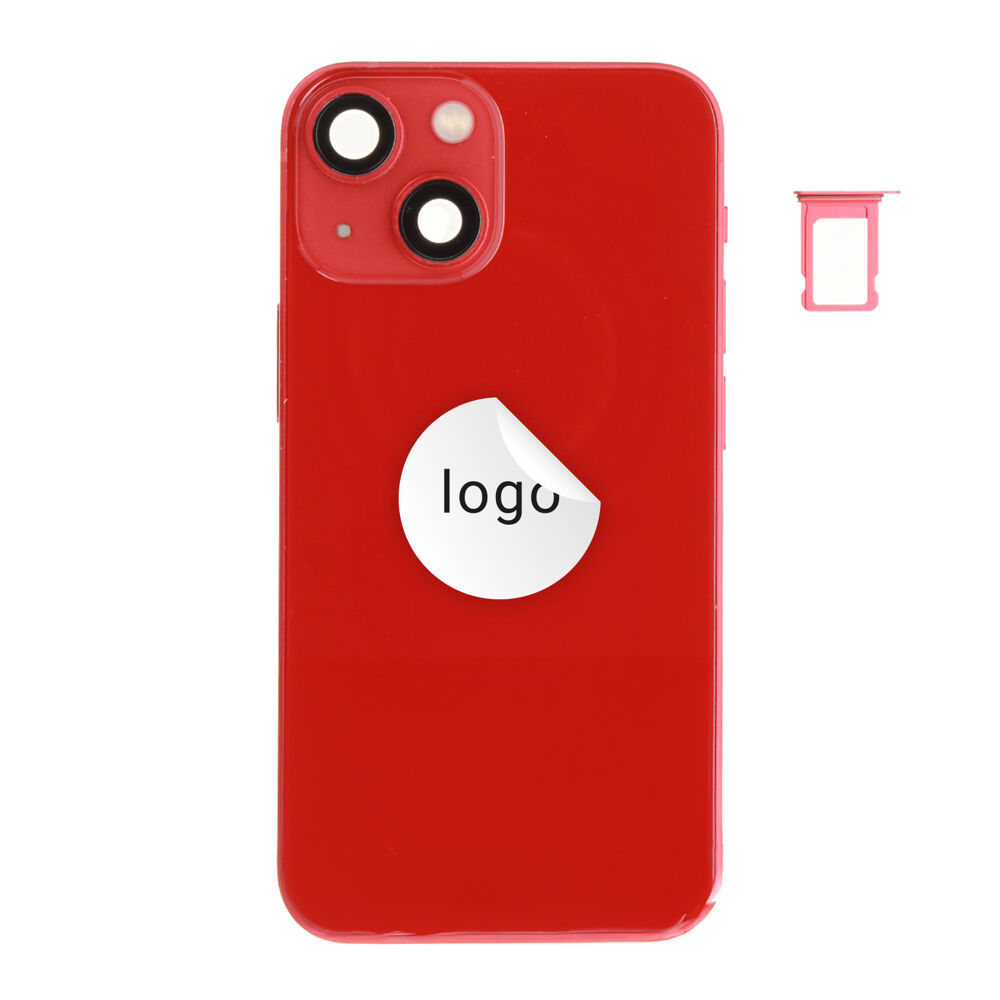 Rear Cover (Pulled A) incl. small parts - Red, For iPhone 13 mini