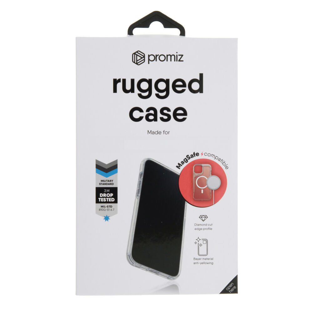 Rugged Case (Magsafe Compatible) - Clear, Apple iPhone 16