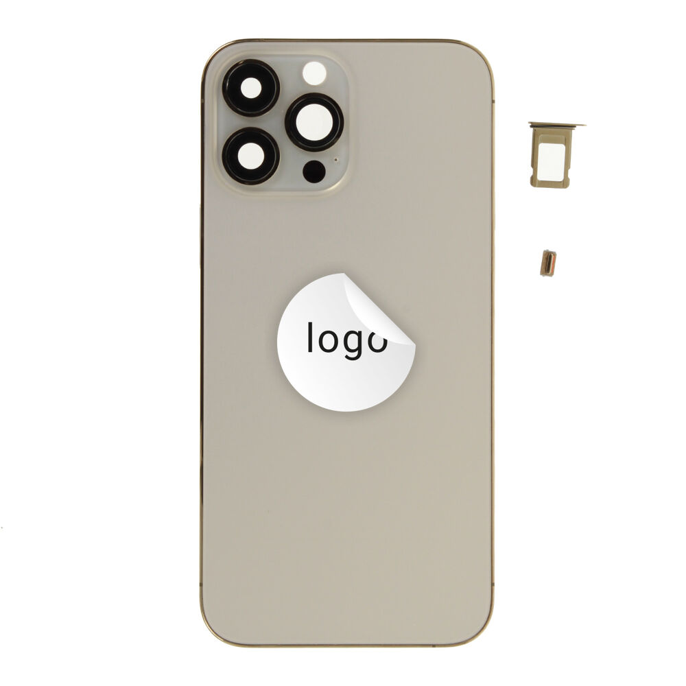 Rear Cover (Pulled A) excl. small parts - Gold, For iPhone 13 Pro Max